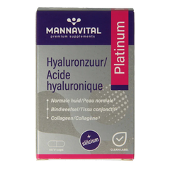 Mannavital Hyaluronzuur platinum 60 Capsules