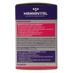 Mannavital Hyaluronzuur platinum 60 Capsules