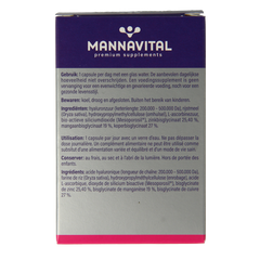 Mannavital Hyaluronzuur platinum 60 Capsules