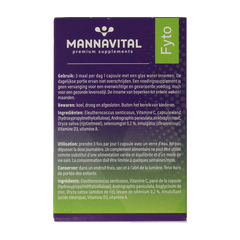Mannavital Immunoton forte 60.00 Vegetarische capsules