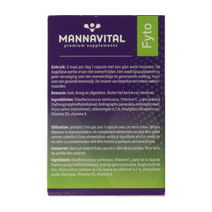 Mannavital Immunoton forte 60.00 Vegetarische capsules