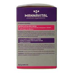 Mannavital Vitamine K2 60 Vegetarische capsules