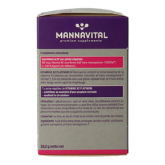 Mannavital Vitamine K2 60.00 Vegetarische capsules