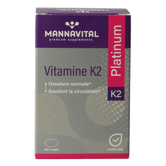 Mannavital Vitamine K2 60 Vegetarische capsules