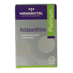 Mannavital Astaxanthine platinum 60 Vegetarische capsules