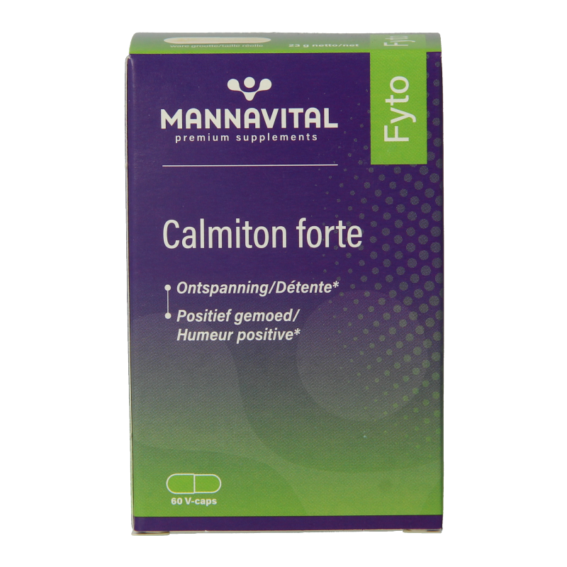 Mannavital Calmiton 60.00 Vegetarische capsules