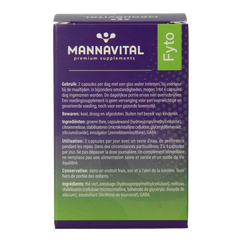 Mannavital Calmiton 60.00 Vegetarische capsules