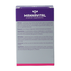 Mannavita Biotine platinum 60.00 Vegetarische capsules