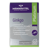 Mannavital Ginkgo platinum 60 Vegetarische capsules