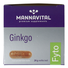 Mannavital Ginkgo platinum 60 Vegetarische capsules