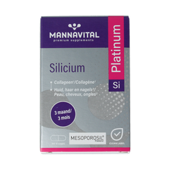 Mannavital Silicium platinum 90 Vegetarische capsules