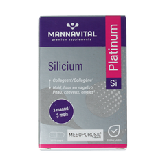 Mannavital Silicium platinum 90.00 Vegetarische capsules