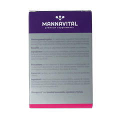 Mannavital Silicium platinum 90.00 Vegetarische capsules