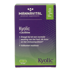 Mannavital Kyolic + lecithine 75.00 Capsules