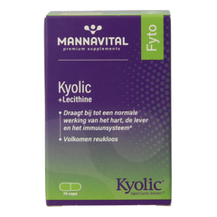 Mannavital Kyolic + lecithine 75.00 Capsules