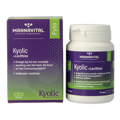 Mannavital Kyolic + lecithine 75 Capsules