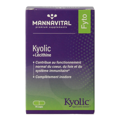Mannavital Kyolic + lecithine 75 Capsules