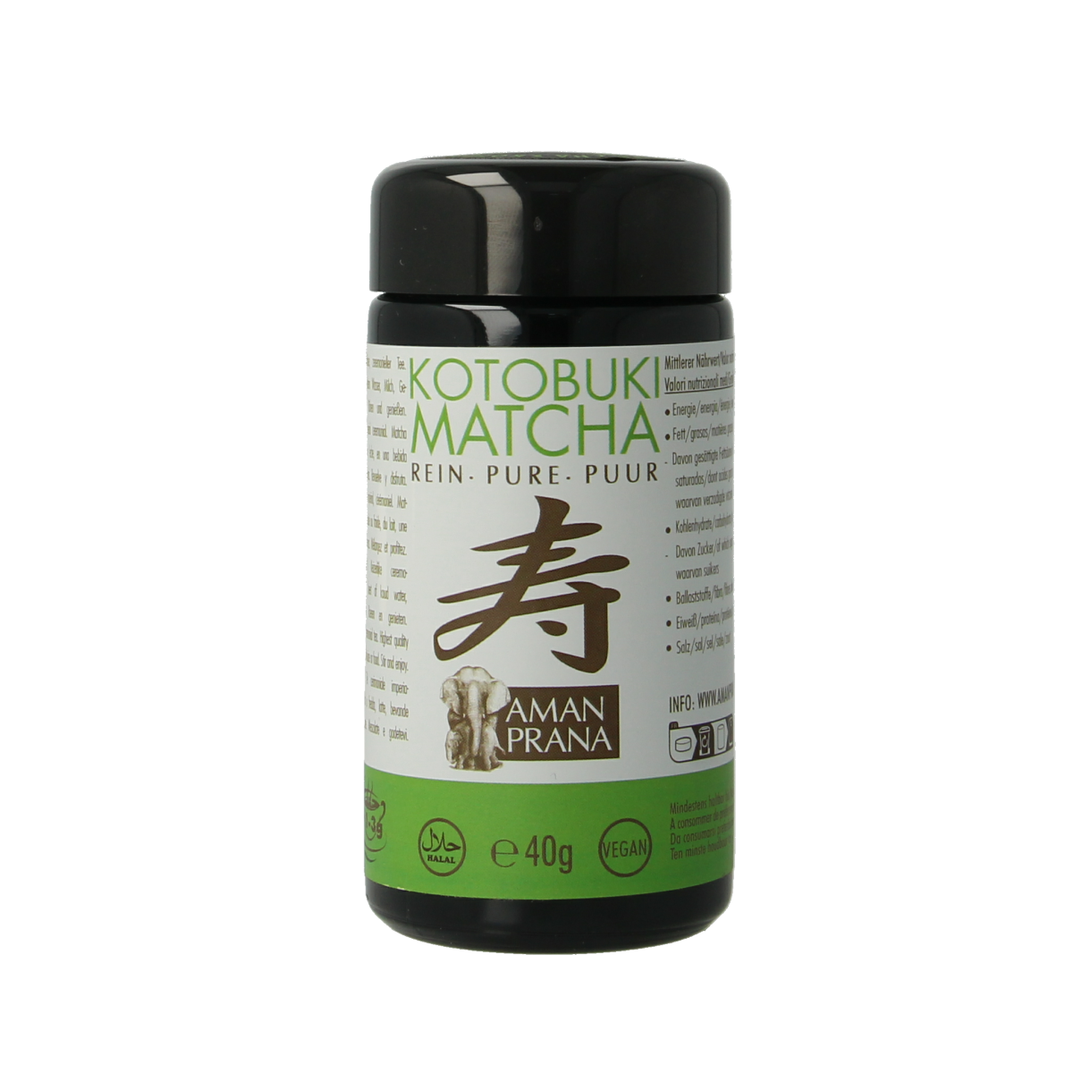 Amanprana Kotobuki matcha bio 40.00 Gram