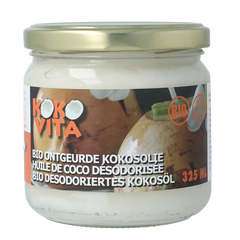 Kokovita Kokosolie geurloos bio 325 Milliliter