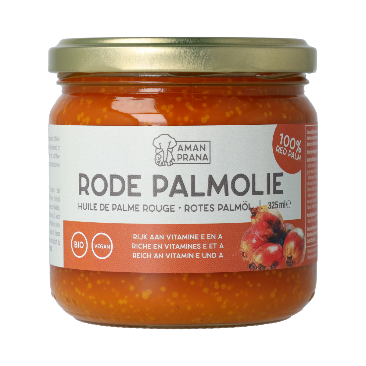 Amanprana Rode palmolie bio 325.00 Milliliter