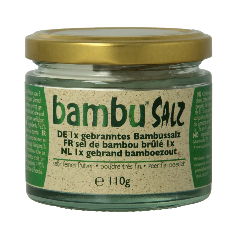 Bambu Salz Bamboezout zeer fijn 1x gebrand 110 Gram