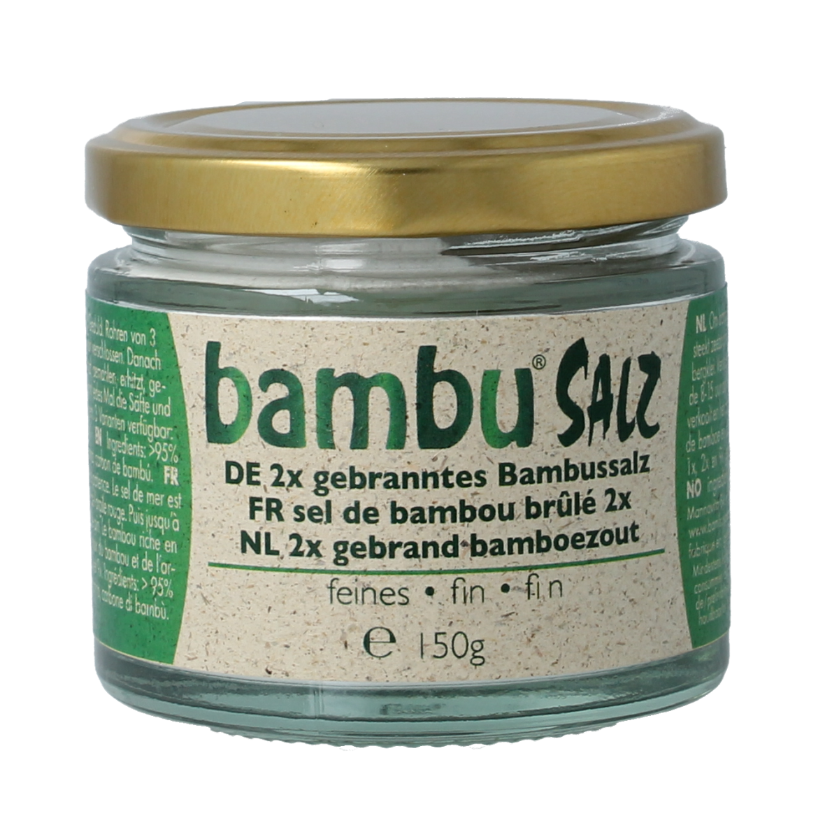 Bambu Salz Bamboezout fijn 2x gebrand 150.00 Gram