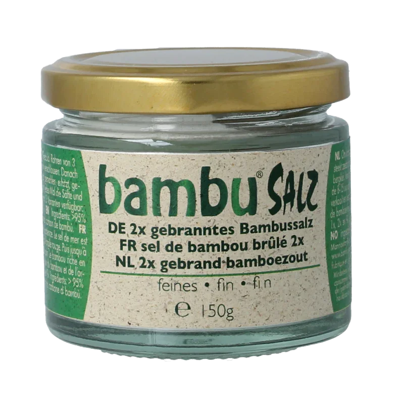Bambu Salz Bamboezout fijn 2x gebrand 150 Gram