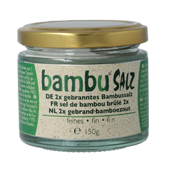 Bambu Salz Bamboezout fijn 2x gebrand 150 Gram