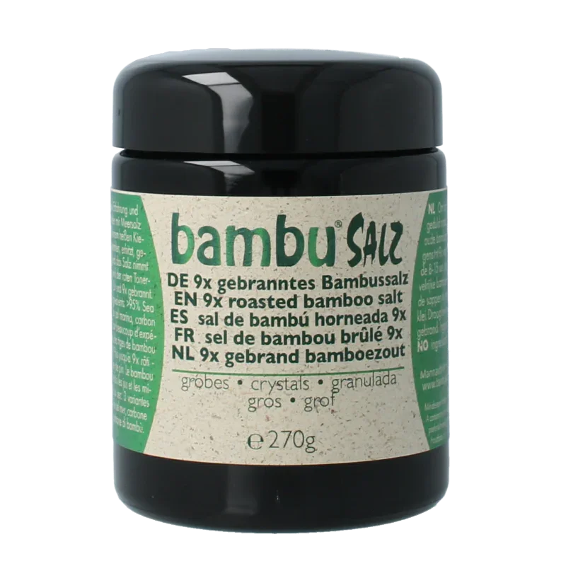 Bambu Salz Bamboezout grof 9x gebrand 270 Gram