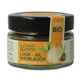 Amanprana Zwarte knoflookpoeder bio 60 Gram