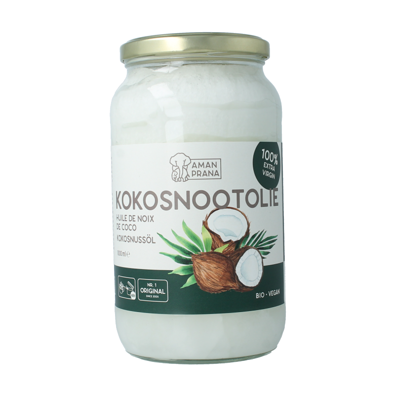 Amanprana Kokosnootolie bio 1000 Milliliter