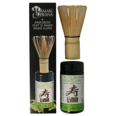 Amanprana Kotobuki matcha + bamboe klopper bio 40 Gram
