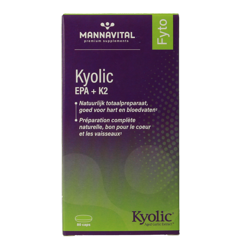 Mannavital Kyolic EPA & K2 80.00 Capsules
