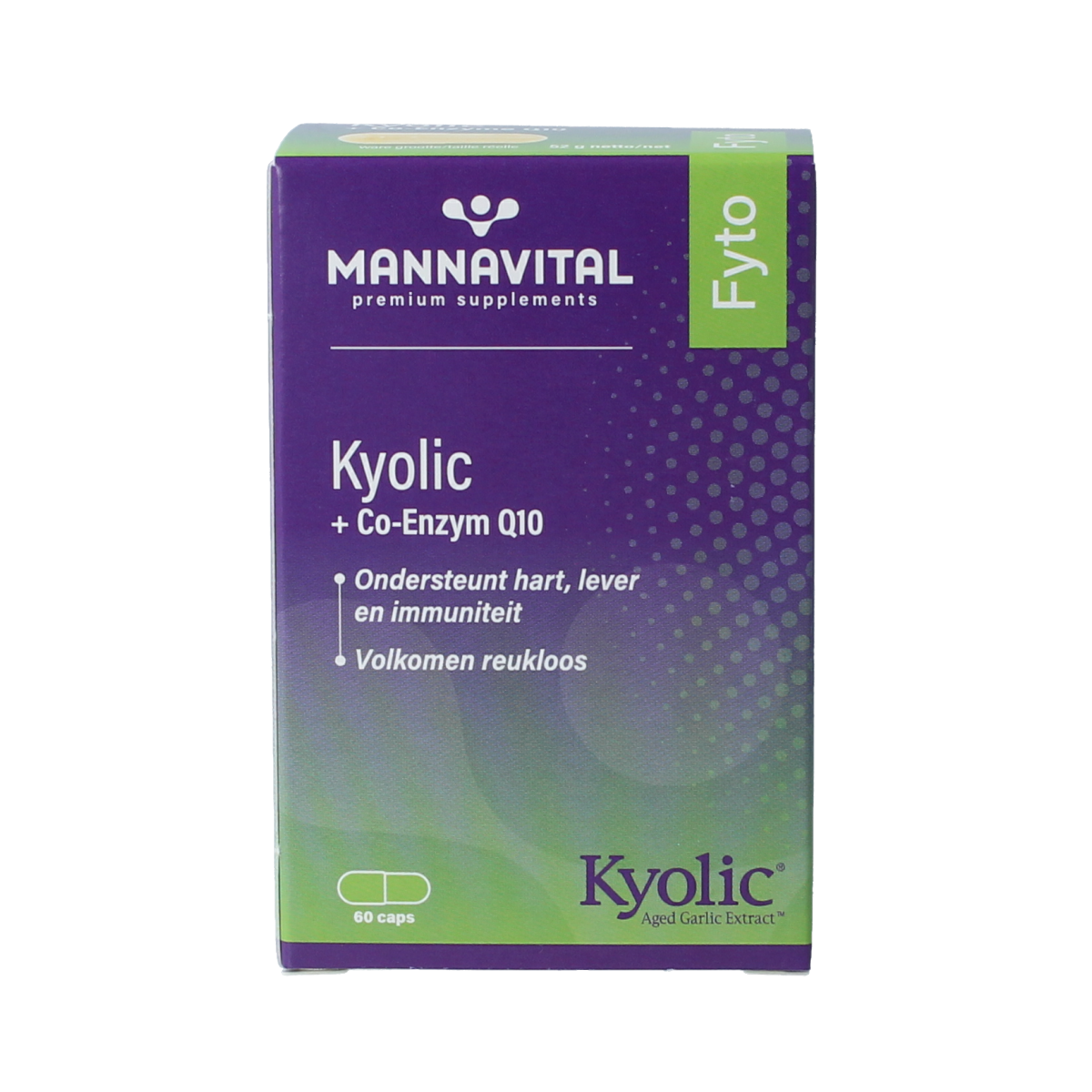 Mannavital Kyolic + co-enzym Q10 60.00 Capsules