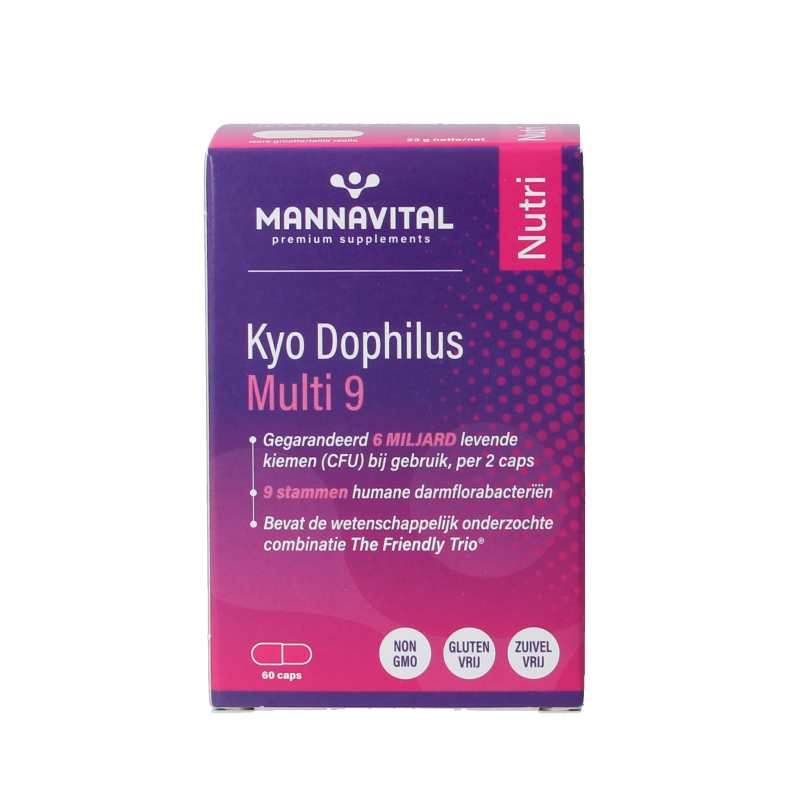 Mannavital Kyo dophilus multi 9 60.00 Capsules