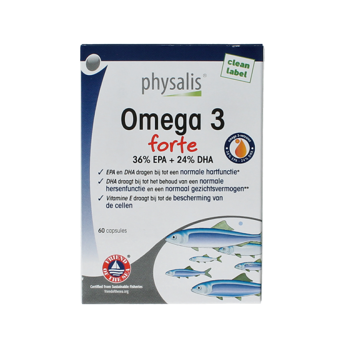 Physalis Omega 3 forte 60.00 Capsules