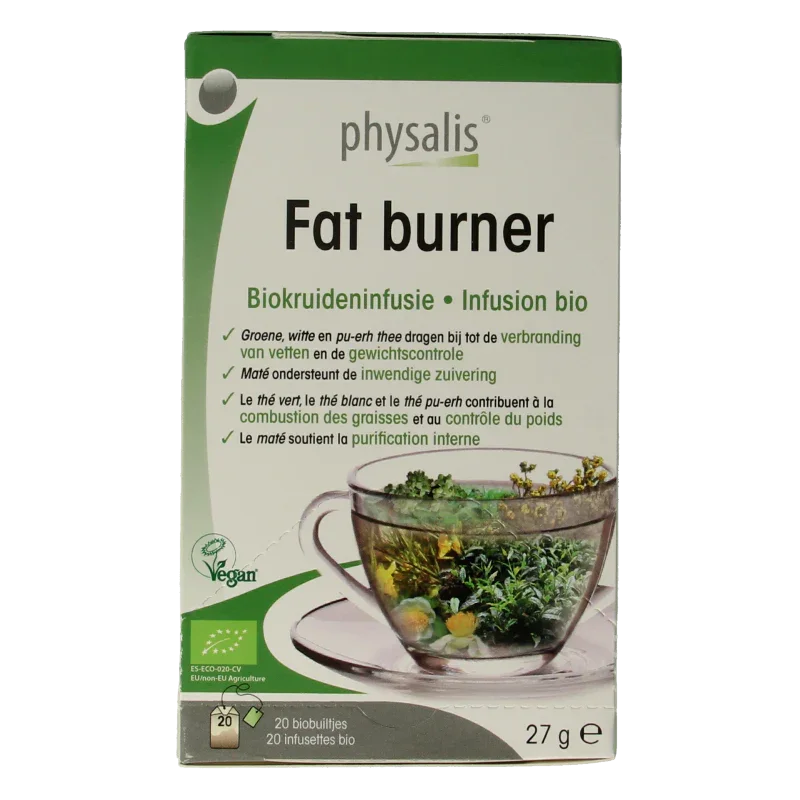 Physalis Fat burner thee bio 20 Zakjes