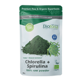 Biotona Chlorella & spirulina raw powder bio 200 Gram