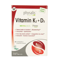 Physalis Vitamine K2 + D3 60 Tabletten