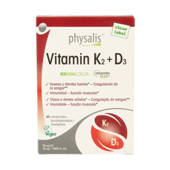 Physalis Vitamine K2 + D3 60 Tabletten