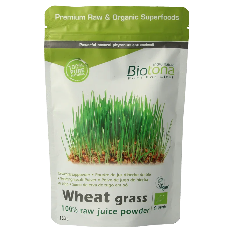 Biotona Wheat grass raw bio 150 Gram