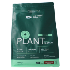 The Green Athlete Plant protein choco bio 900 Gram