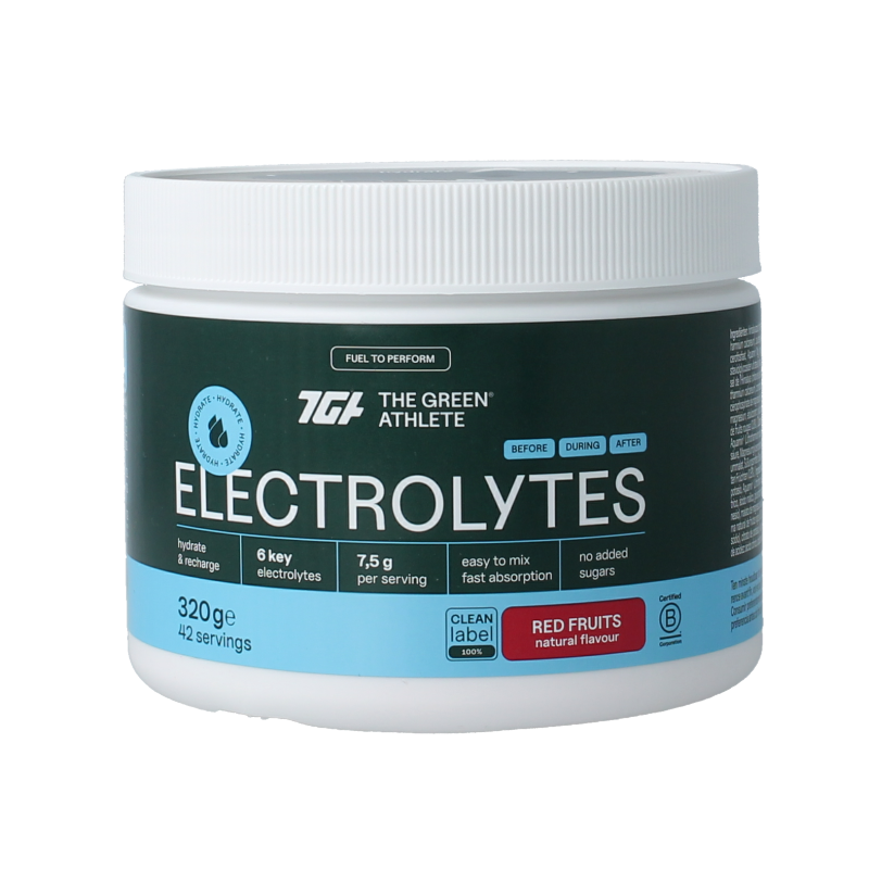 The Green Athlete Electrolytes red fruits 320 Gram