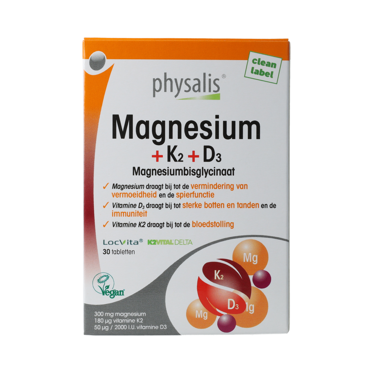 Physalis Magnesium + K2 + D3 30.00 Tabletten