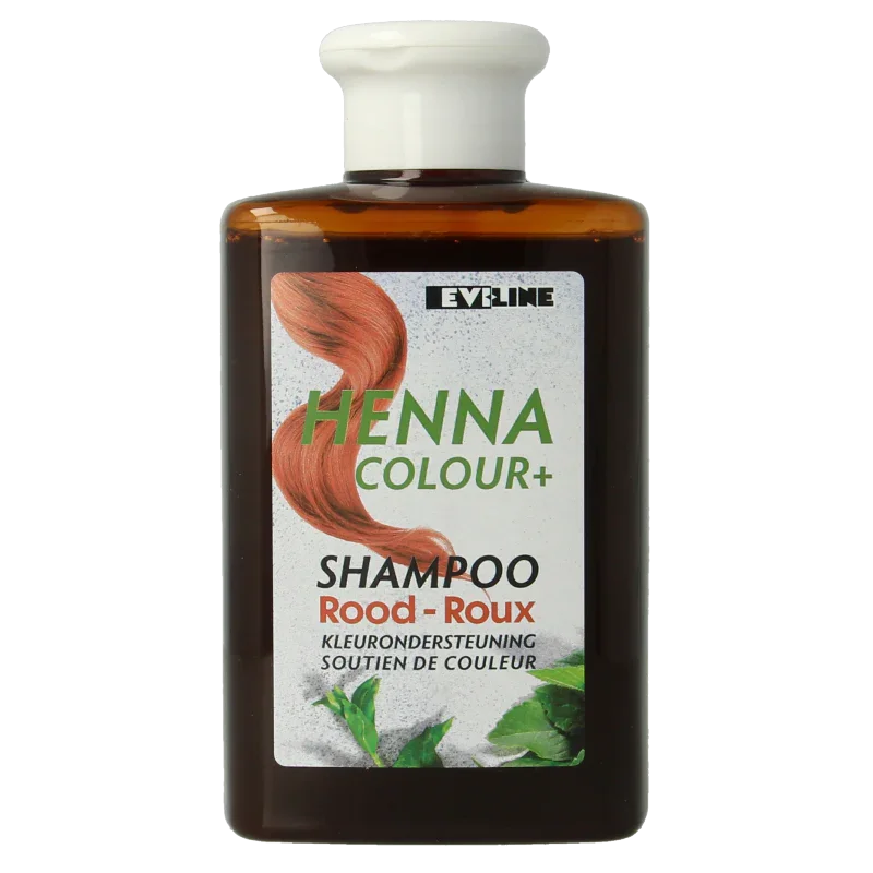 Henna Cure&Care Shampoo colour + rood 300 Milliliter