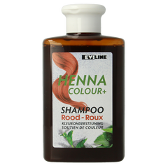 Henna Cure&Care Shampoo colour + rood 300 Milliliter