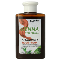 Henna Cure&Care Shampoo colour + rood 300 Milliliter