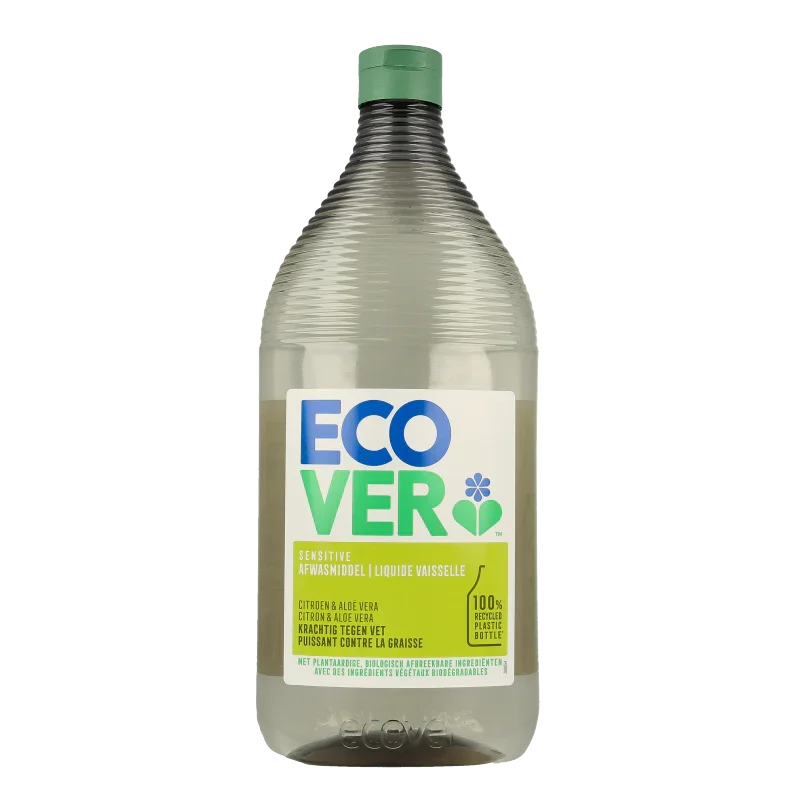 Ecover Afwasmiddel citroen & aloe vera 950 Milliliter
