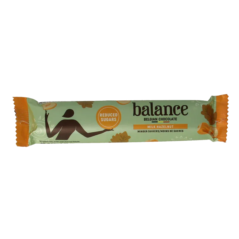 Balance Choco stevia reep melk hazelnoot 35 Gram