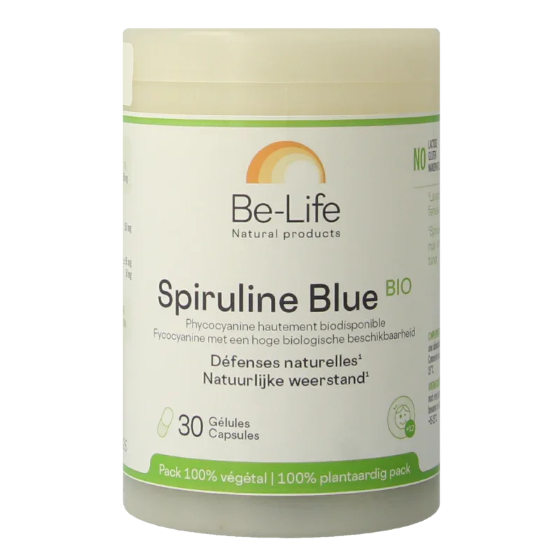 Be-Life Blauwe spirulina bio 30 Capsules